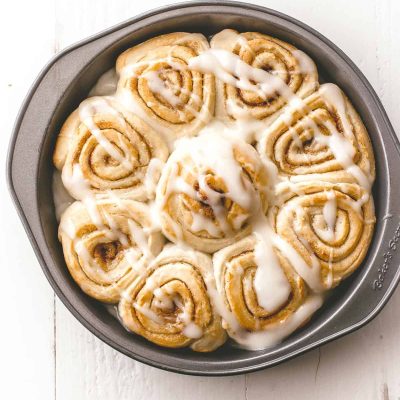 Quick-Rise Cake Mix Cinnamon Rolls