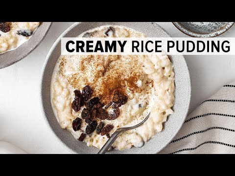 Quick Vegan Raisin Rice Pudding