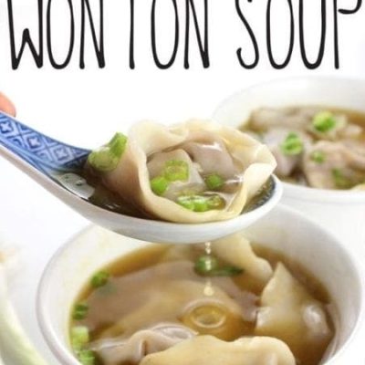 Quick Vegetarian Wontons