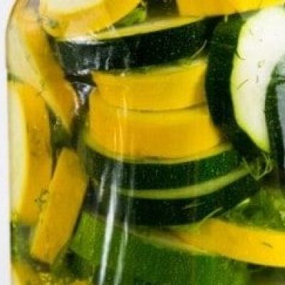 Quick Zucchini Pickles