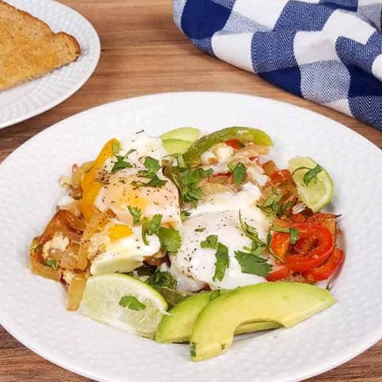 Quinoa Egg Fajita Casserole