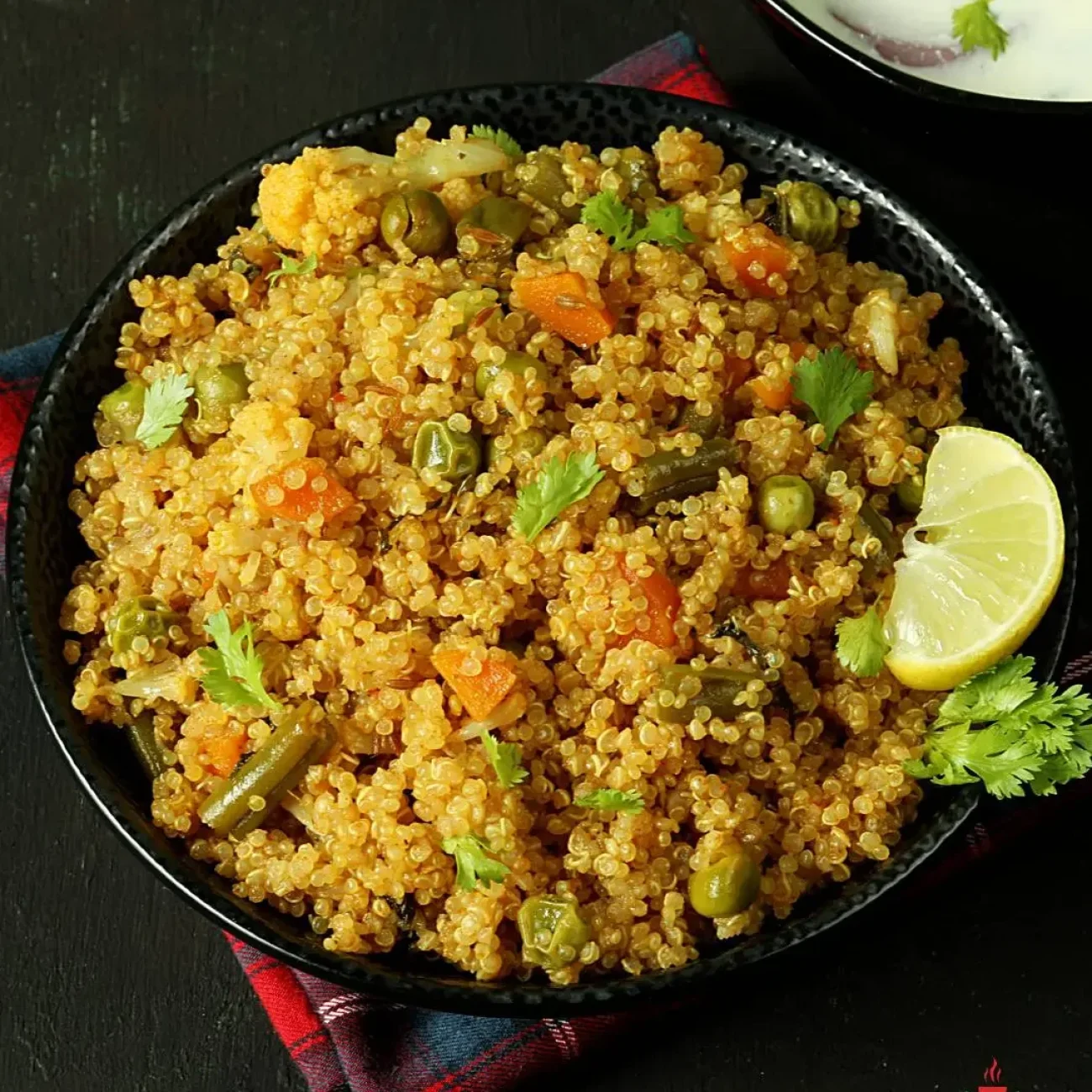 Quinoa Pilaf Upma Pressure Cooker