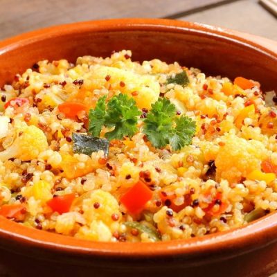 Quinoa Stir-Fry With Vegetables And Chicken