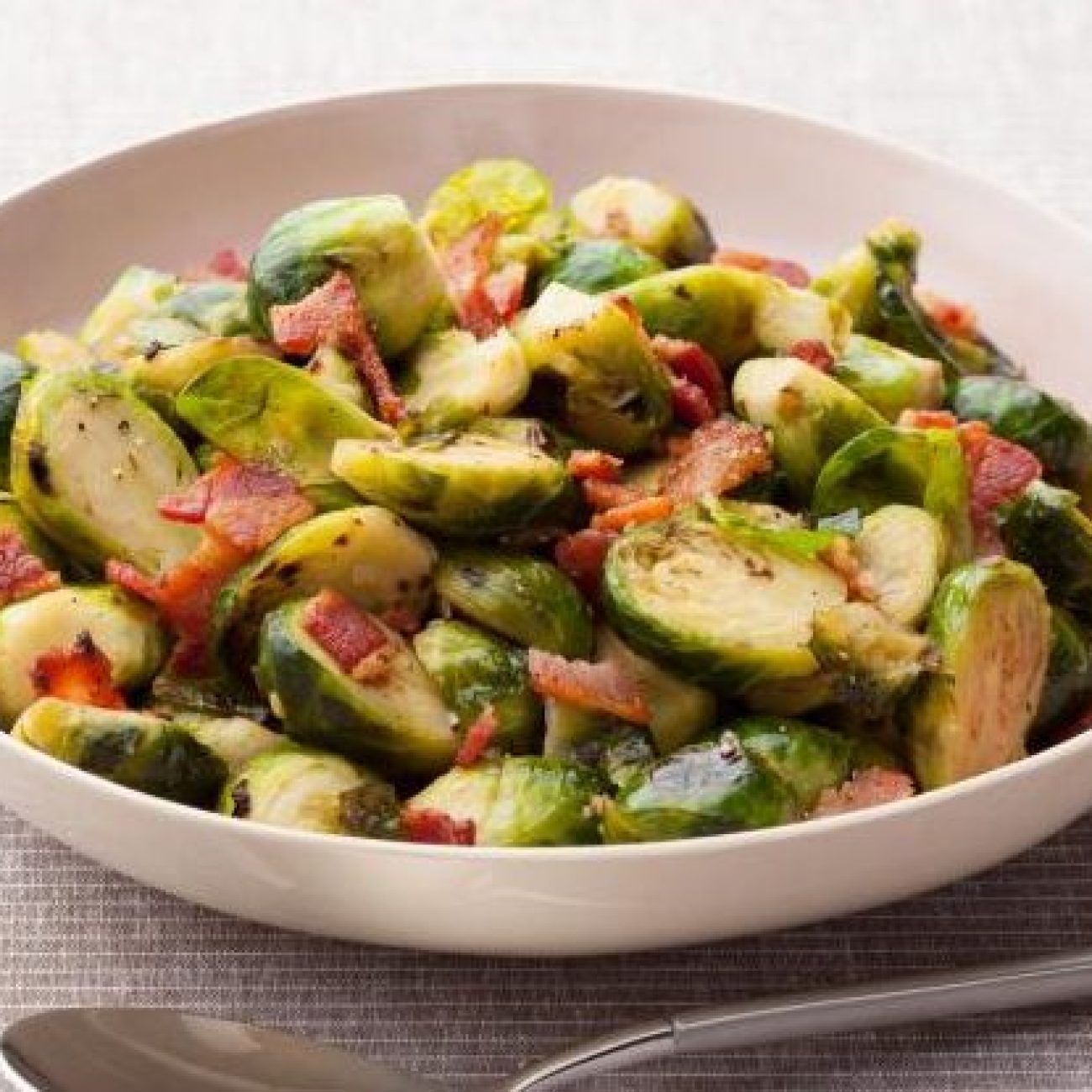 Rachael Rays Brussels Sprouts With Bacon And