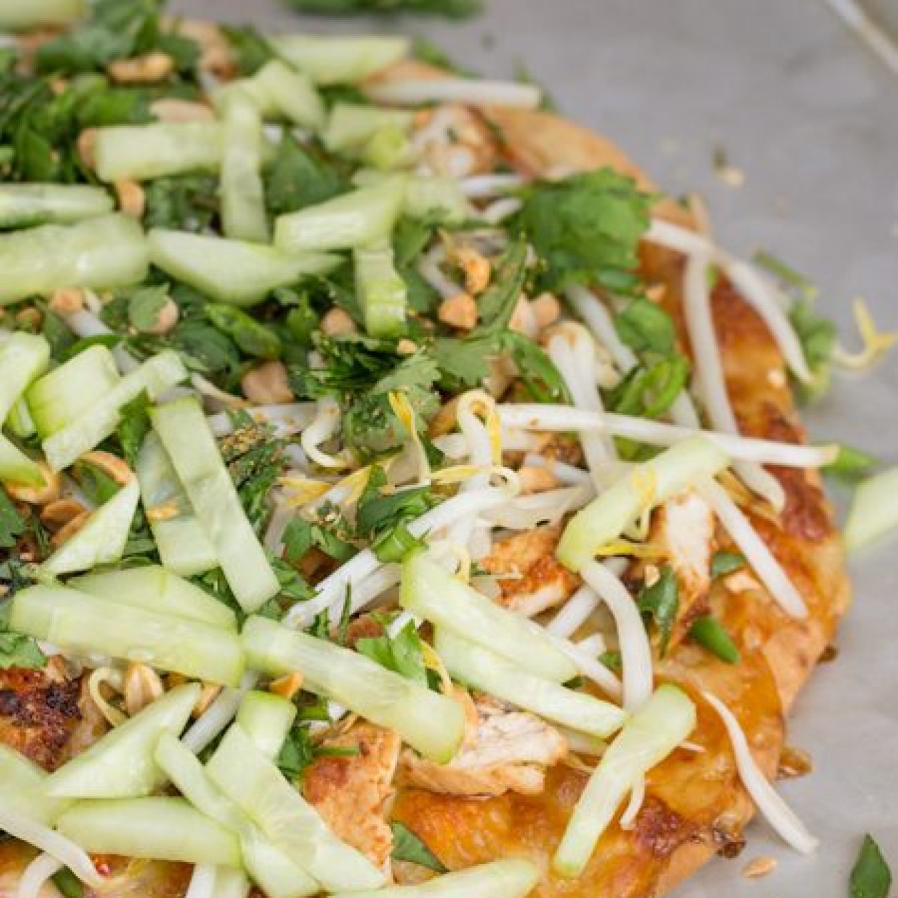 Rachael Rays Thai Chicken Pizza