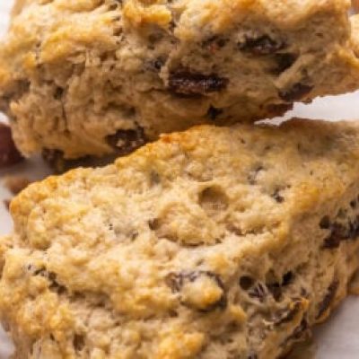 Raisin- Cinnamon- Scones With