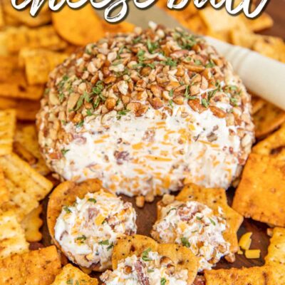 Ranch Chicken Cheese Ball With Pecans