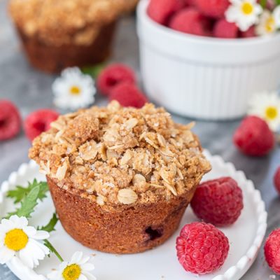 Raspberry Apple Muffins