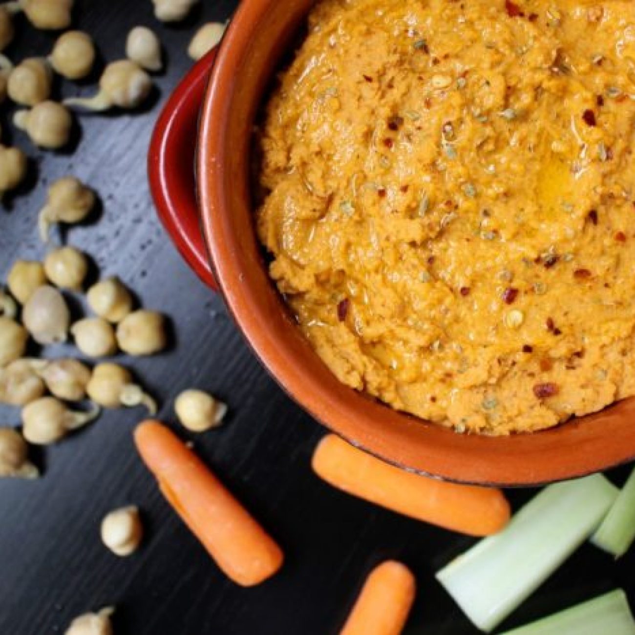 Raw Sprouted Chickpea Hummus