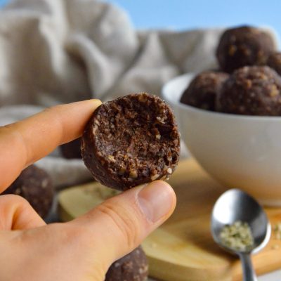 Raw Vegan Chocolate Fruit Balls