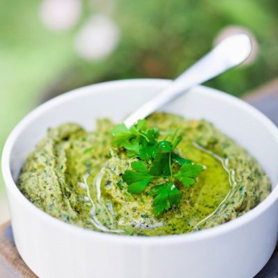 Raw Vegan Zucchini And Basil Hummus Recipe