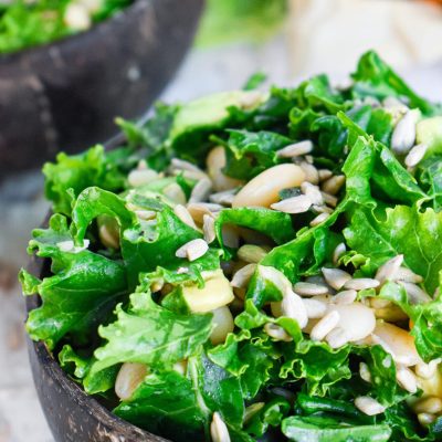 Really Green Salad With Avocado Lemon