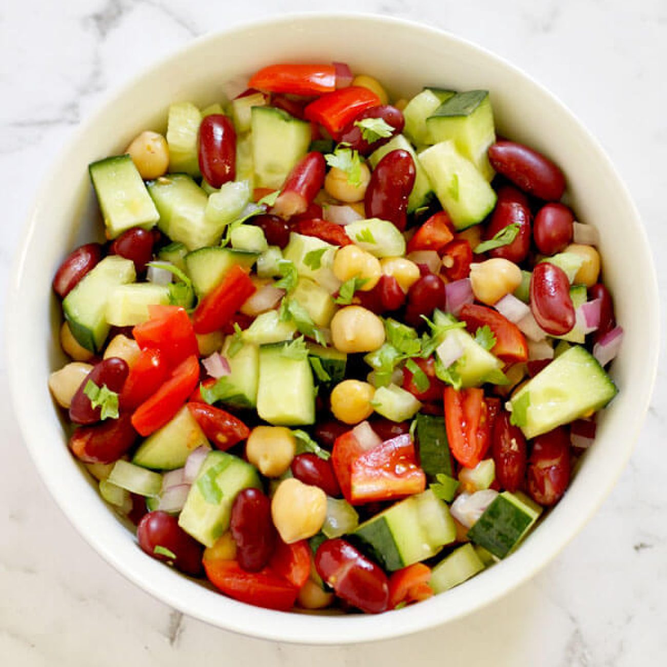 Red Bean Tomato Salad