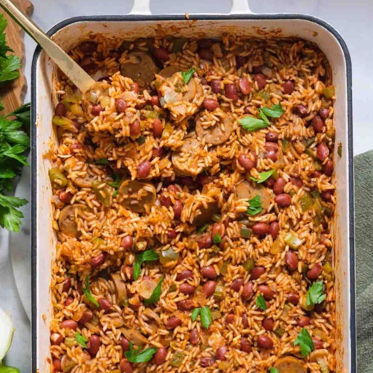 Red Beans & Rice Casserole