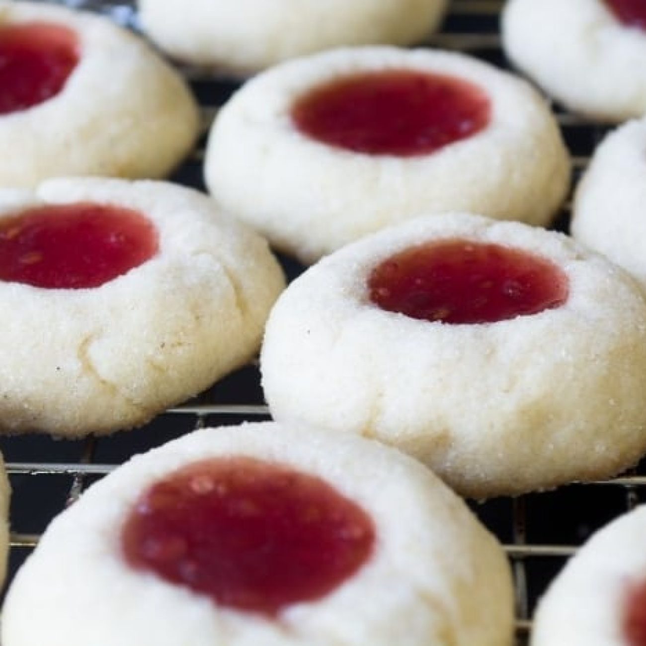 Red Currant Jelly Thumbprint Cookies