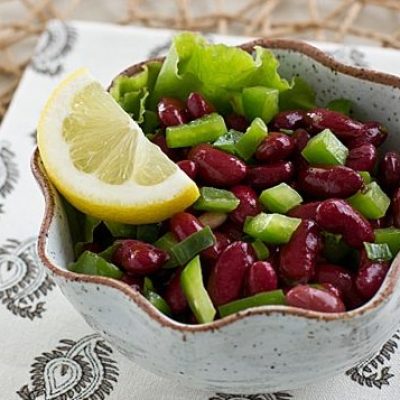 Red Kidney Beans With Honey- Lemon-Yogurt