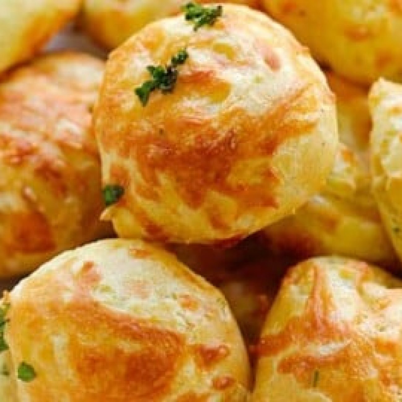 Red Pepper Gougeres Cheese Puffs