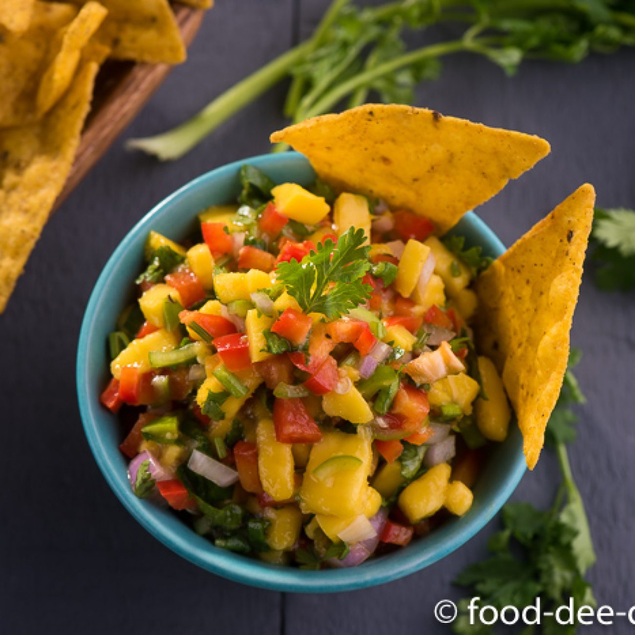 Red Pepper- Mango Salsa