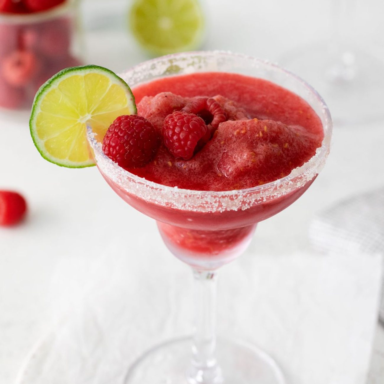 Refreshing Berry Margarita: Strawberry & Raspberry Fusion