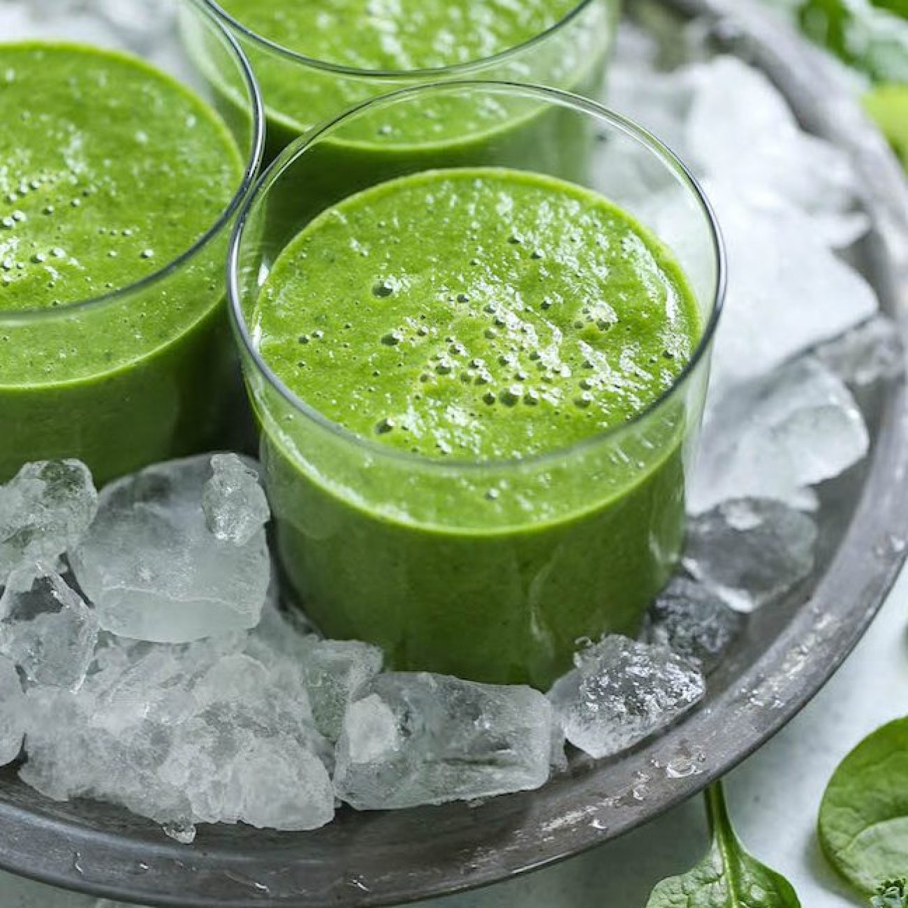 Refreshing Green Vegetable Detox Smoothie