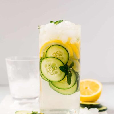 Refreshing Lemon &Amp; Cucumber Water