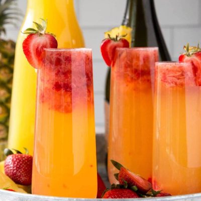 Refreshing Strawberry Banana Bliss Punch Recipe