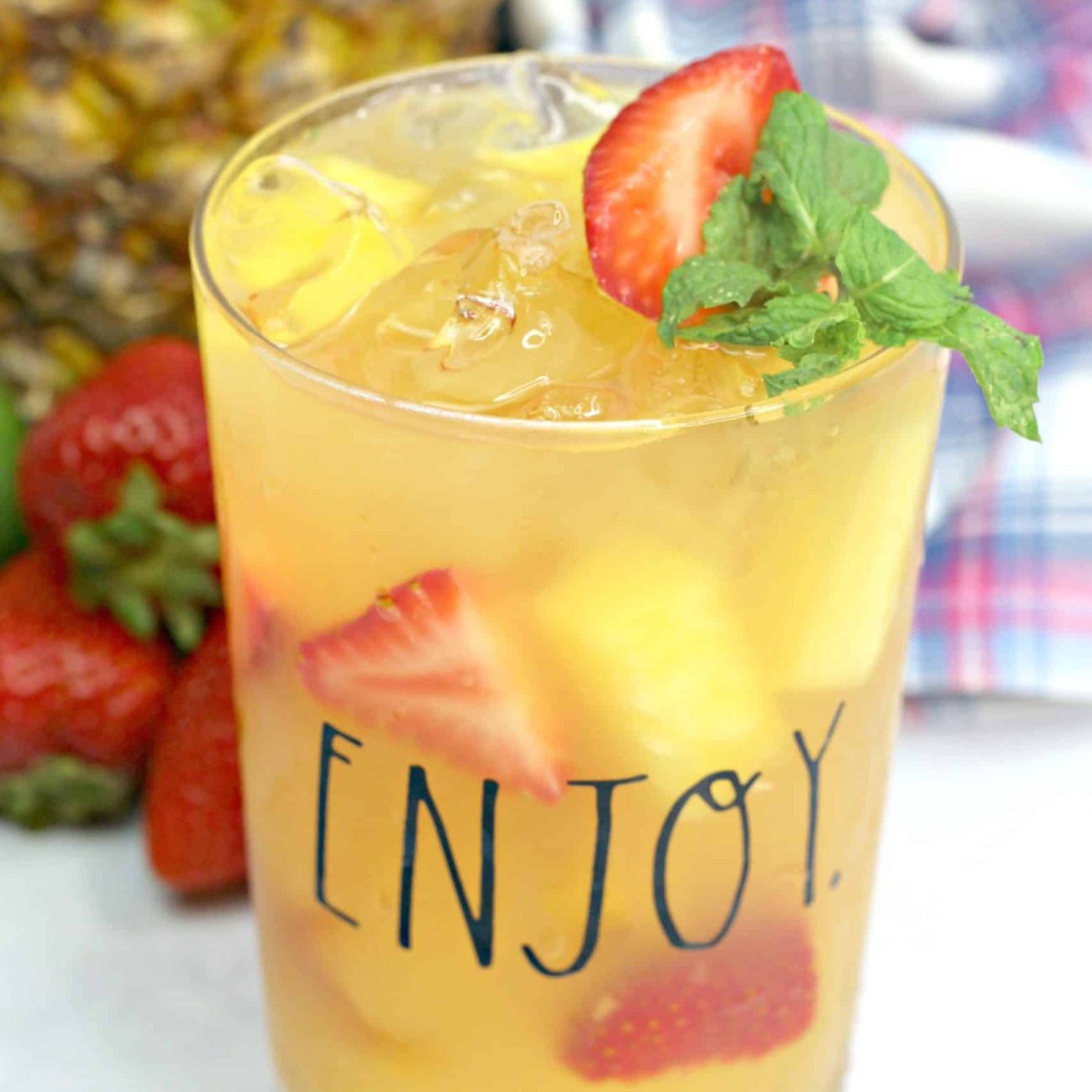 Refreshing Summer Pineapple-Strawberry Punch Recipe