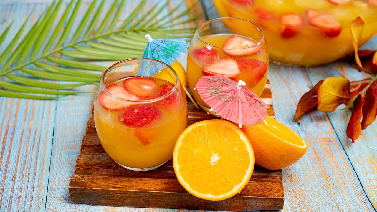 Refreshing Tropical Gold Fruit Punch Recipe