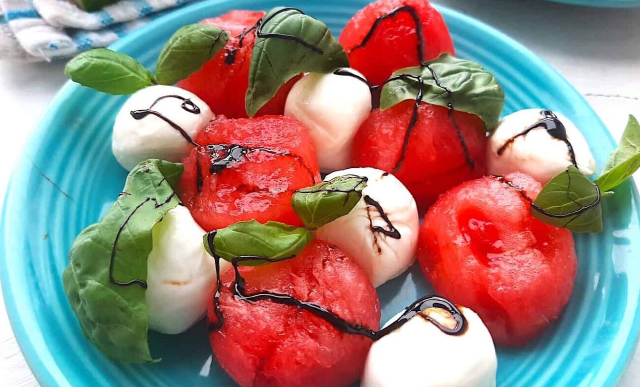 Refreshing Watermelon and Watercress Salad with Feta Cheese