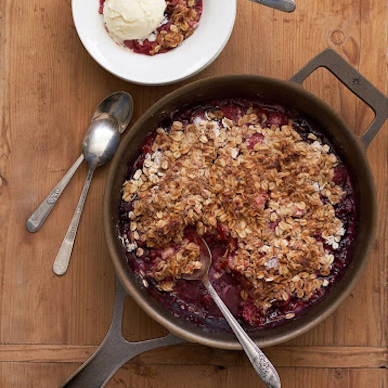 Rhubarb Crumble