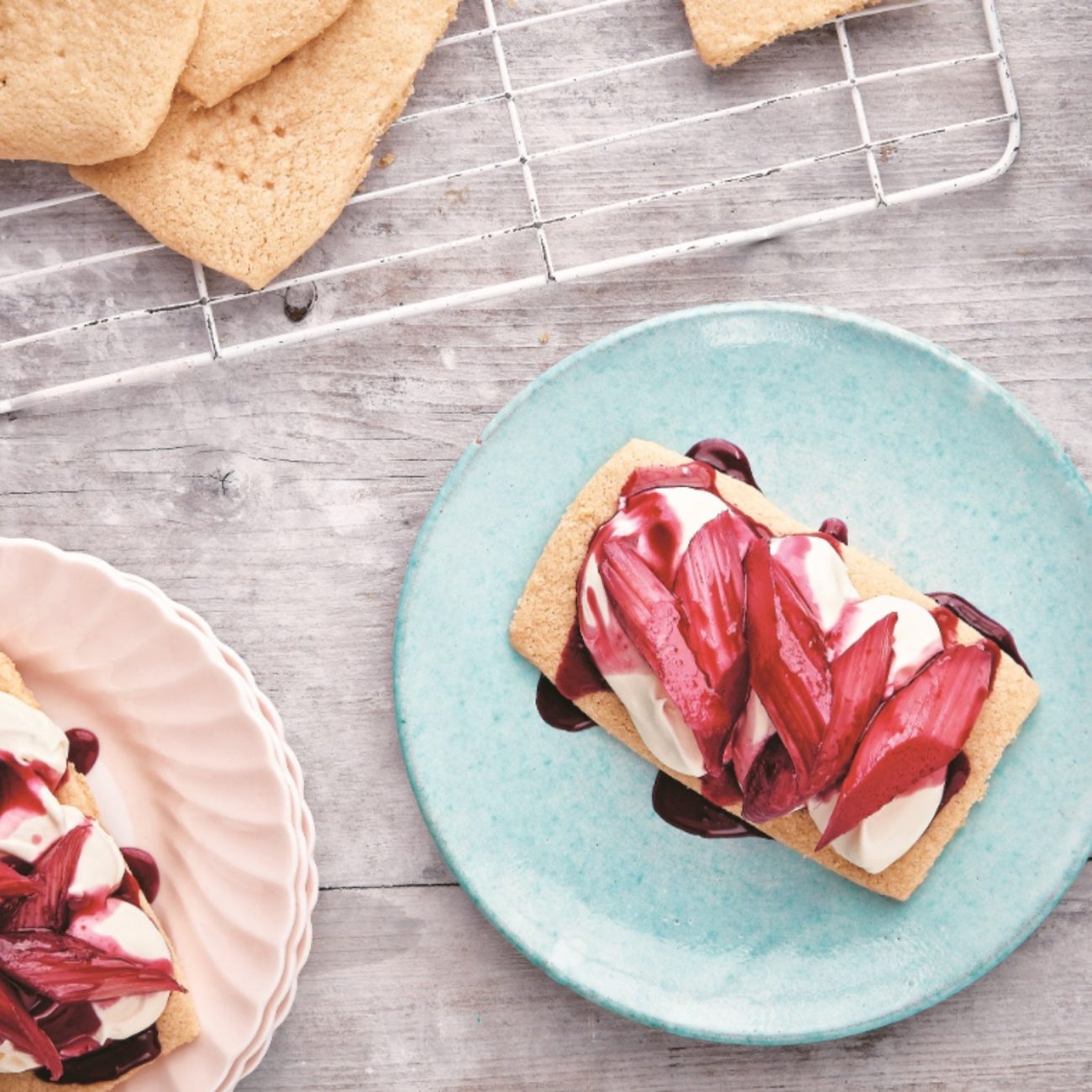 Rhubarb Shortbread