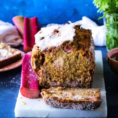 Rhubarb Streusel Bread