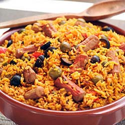 Rice And Salchicha