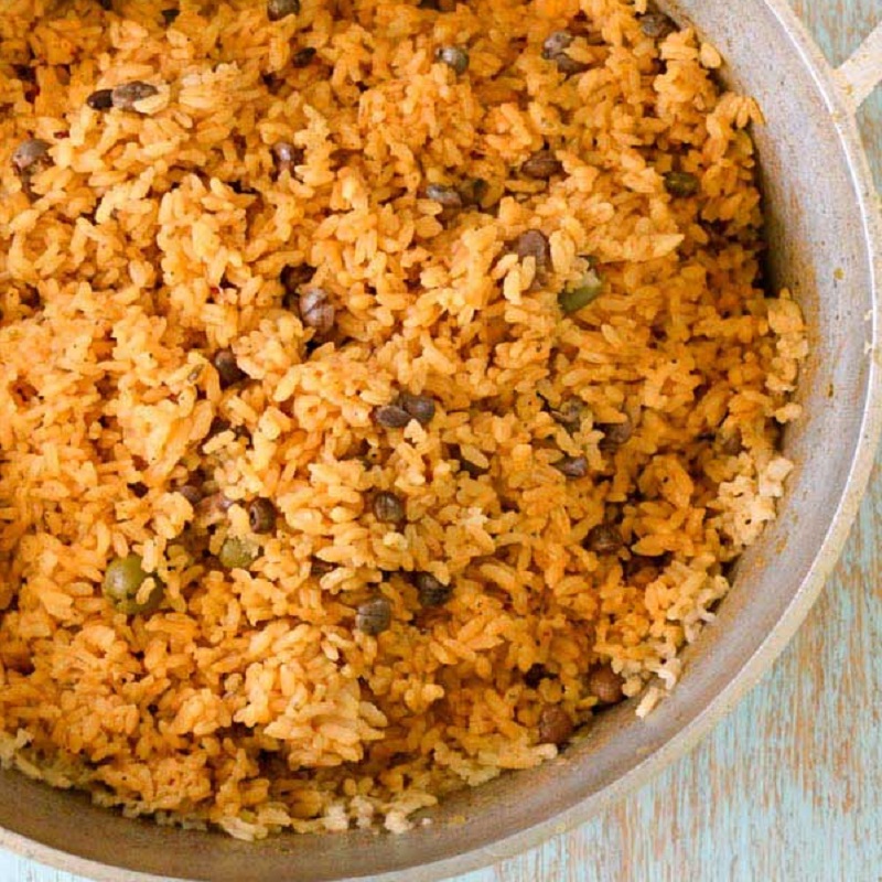 Rice With Pigeon Peas -Arroz Con Gandules