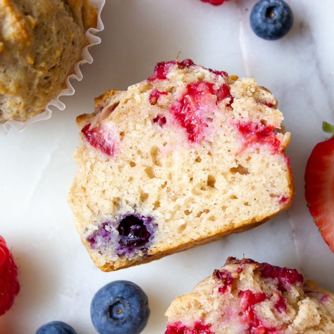 Ricotta-Berry Muffins