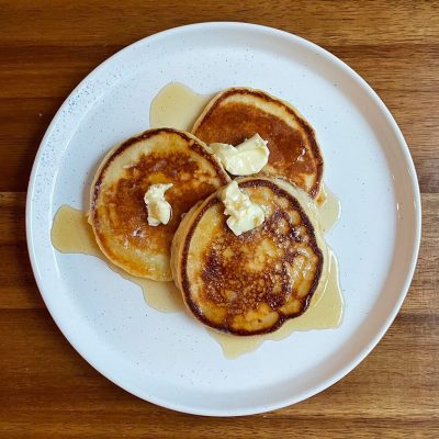 Ricotta Hotcakes With Honeycomb