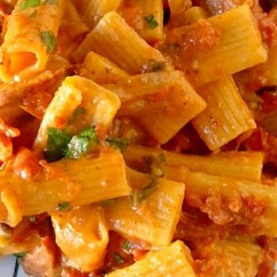 Rigatoni With Sun-Dried Tomato And