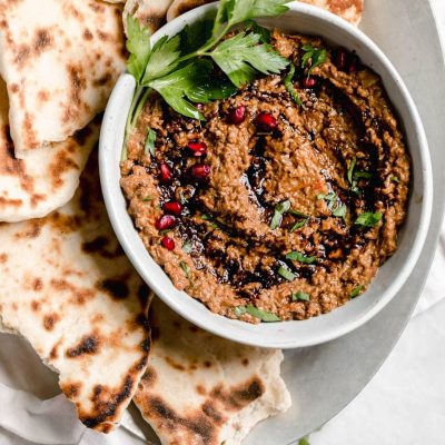 Roast Capsicum And Walnut Dip