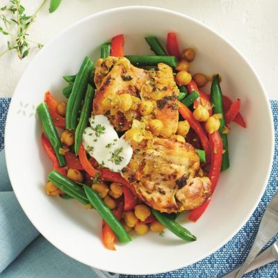 Roast Chicken Breasts With Chickpeas