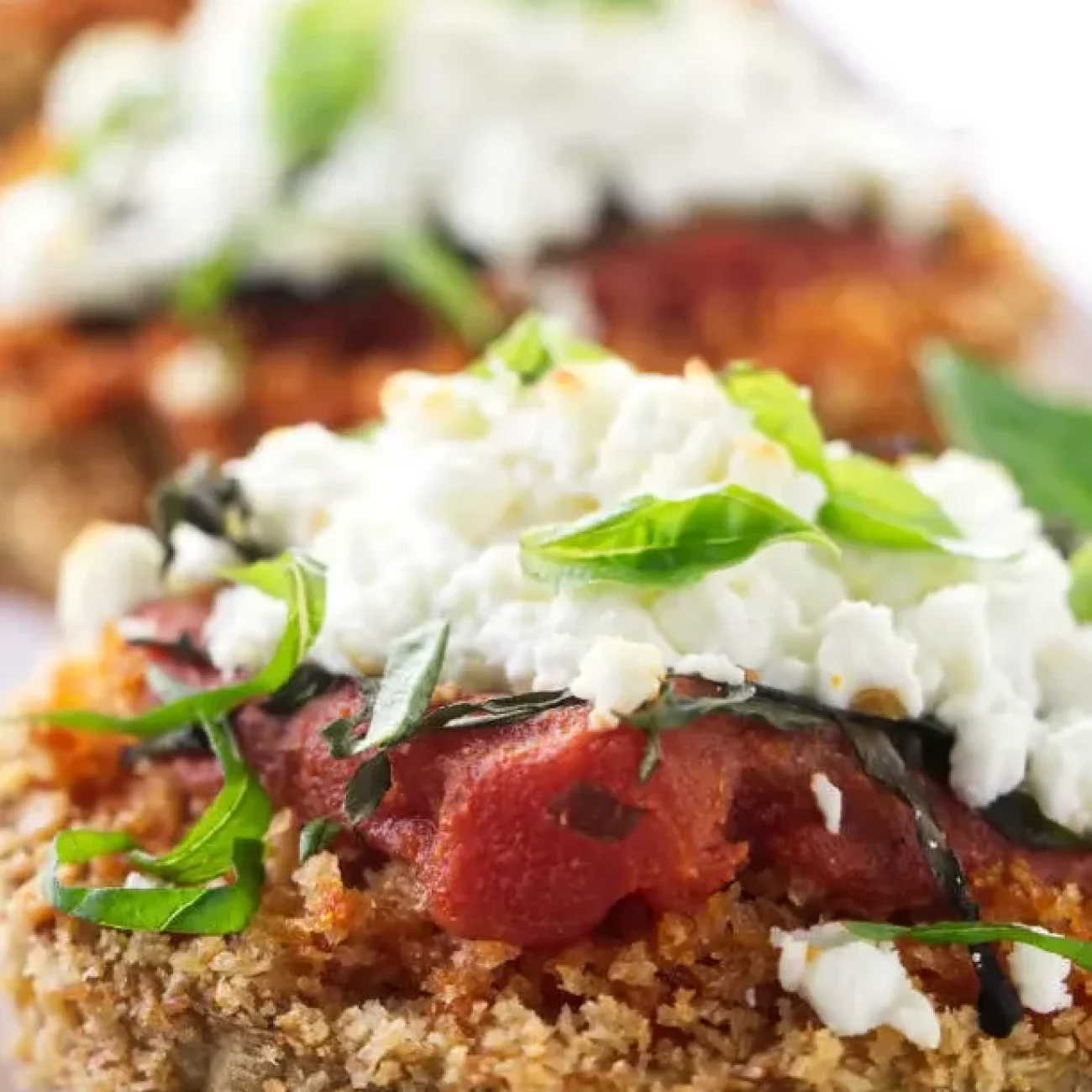 Roast Eggplant Salad With Goat Cheese