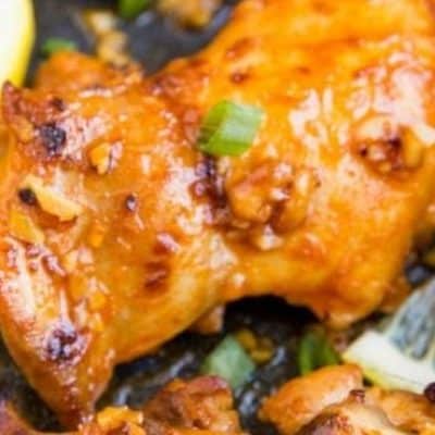 Roast Lemon- Garlic Chicken With Green