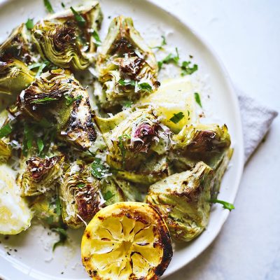 Roasted Baby Artichokes