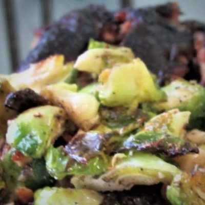 Roasted Brussels Sprouts With Hazelnut