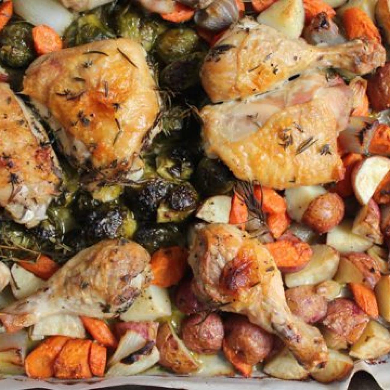 Roasted Chicken and Root Vegetable Medley Recipe