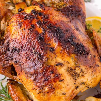 Roasted Chicken With Rosemary, Lemon And Garlic