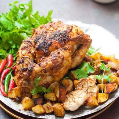 Roasted Chicken With Spices