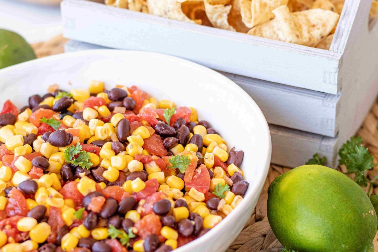 Roasted Corn And Black Bean Salsa