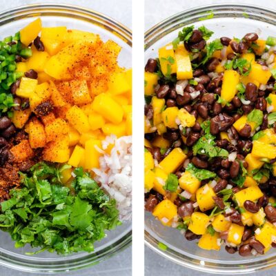 Roasted Corn, Black Bean, And Mango Salad