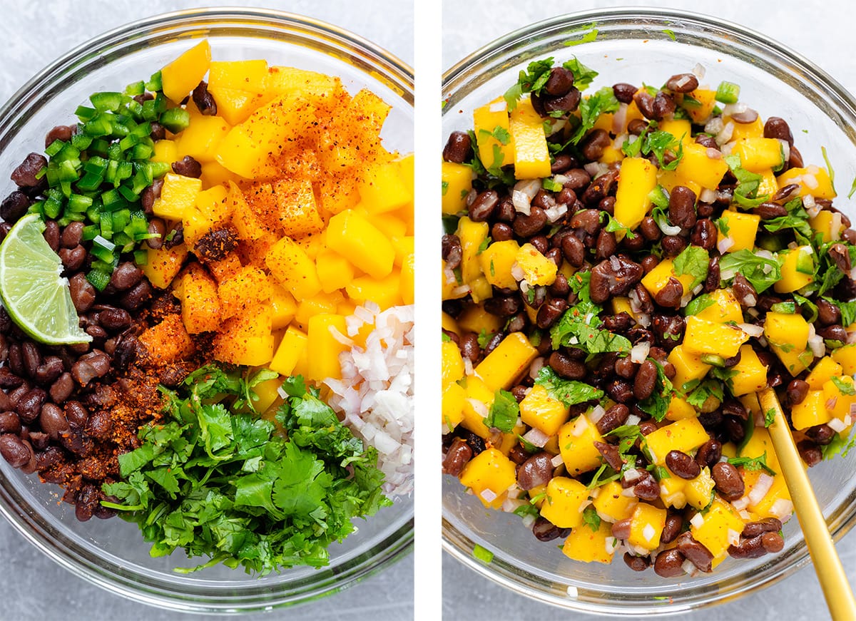 Roasted Corn, Black Bean, And Mango Salad