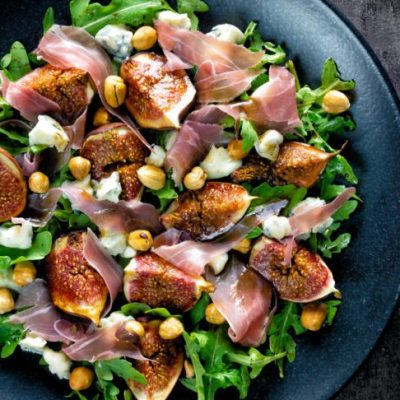 Roasted Figs With Prosciutto And Gorgonzola